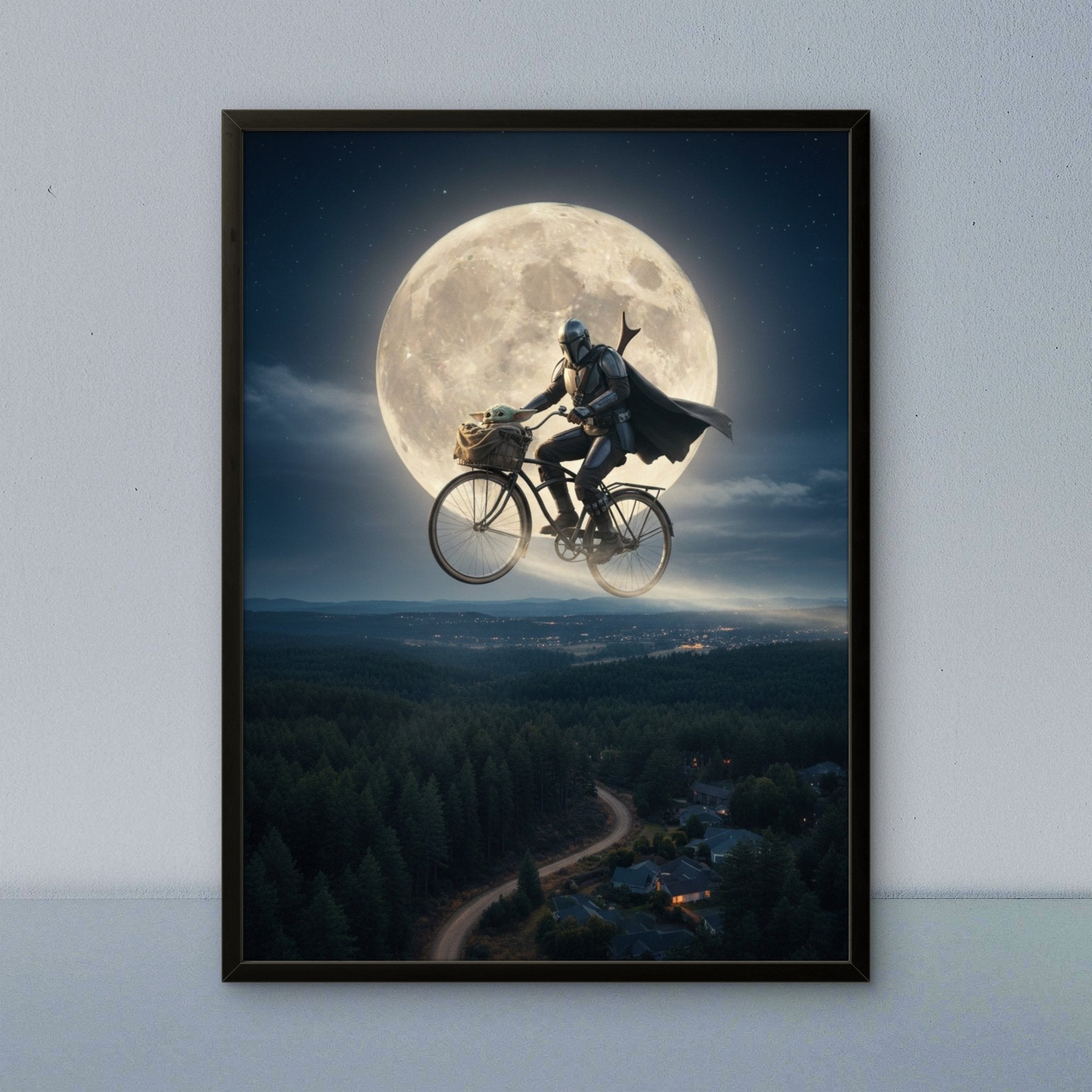 Fly High Kunstdruck von Frenchies Art Caveim Urban Art Stil