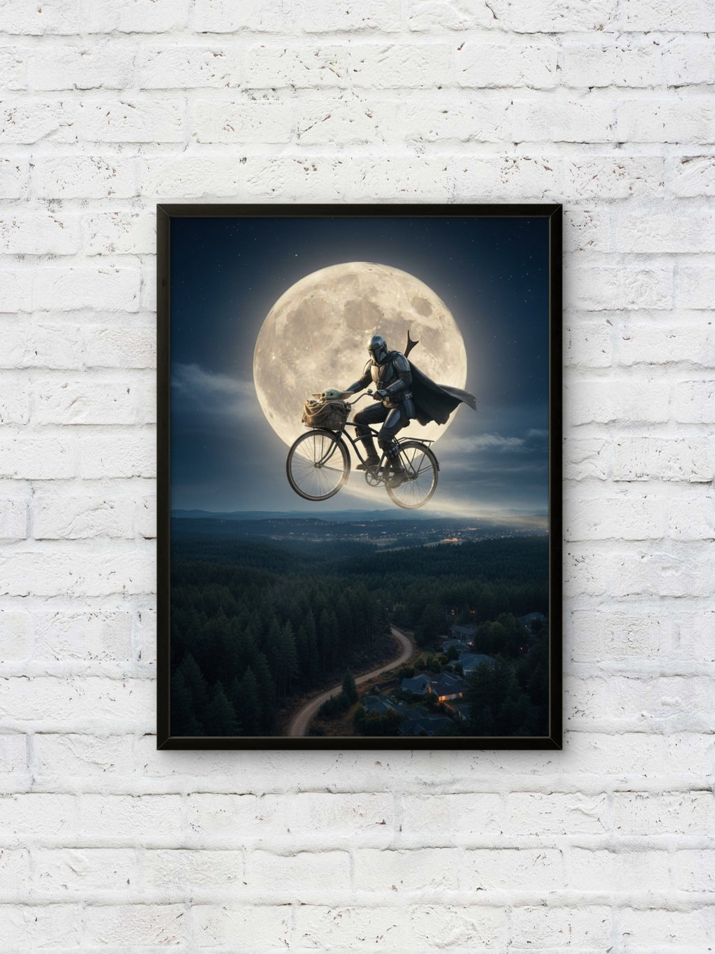 Fly High Kunstdruck von Frenchies Art Caveim Urban Art Stil