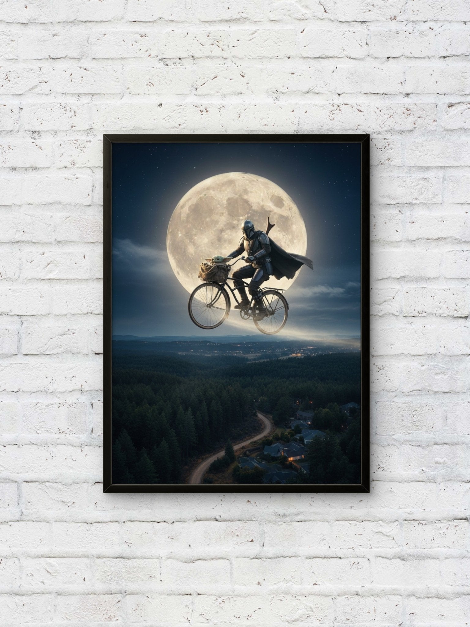 Fly High Kunstdruck von Frenchies Art Caveim Urban Art Stil